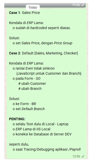 kendala sales price